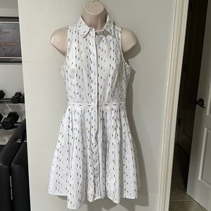 Petite 2 Ann Taylor button down pleated tennis style coastal grandma preppy